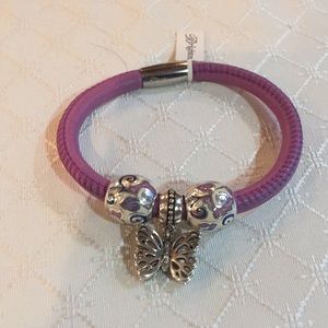 Brighton Purple Woodstock with Damascus Beads